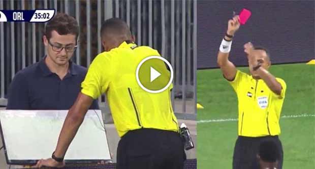 كرة القدم: واخيراً ... الاستعانة بالفيديو للمرة الاولى دوليا في مباراة ايطاليا وفرنسا